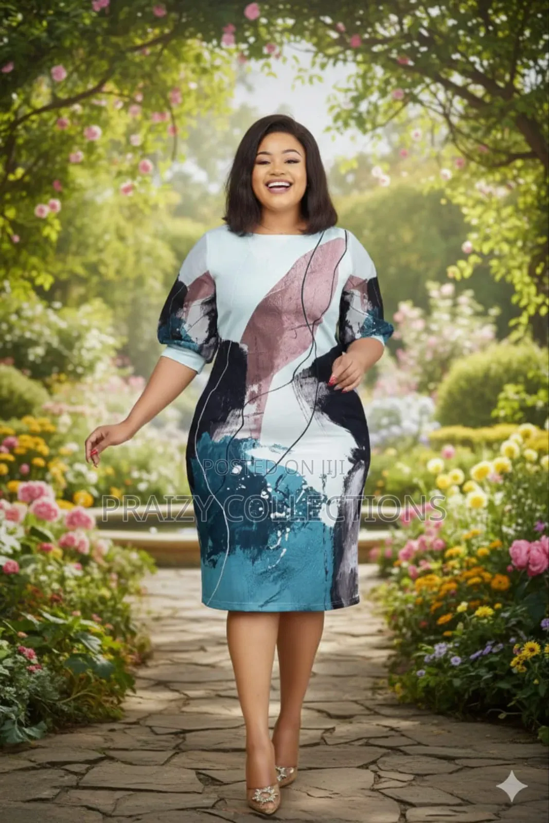 Bold Elegant Straight Dress