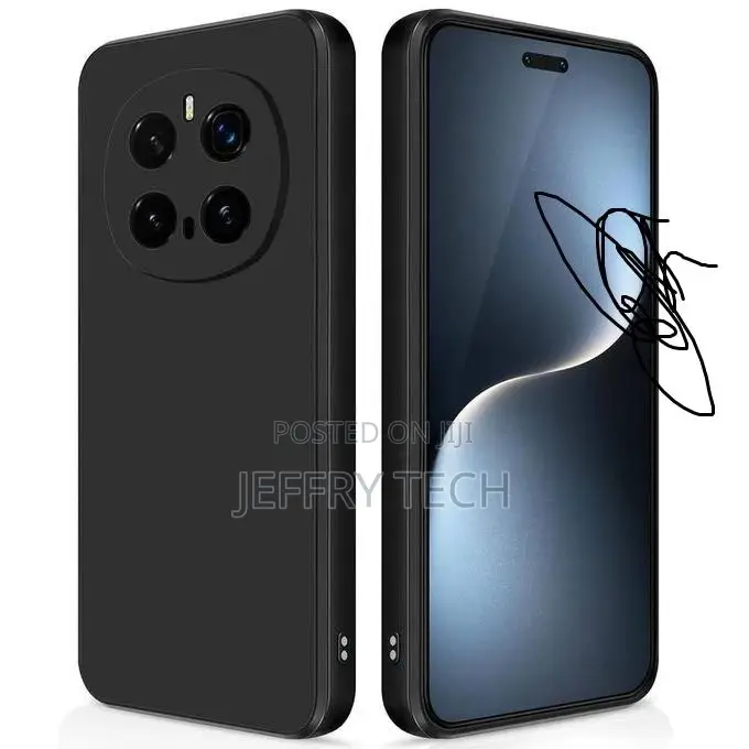 Liquid Silicone Case for Honor Magic 7 Pro 5g: Black