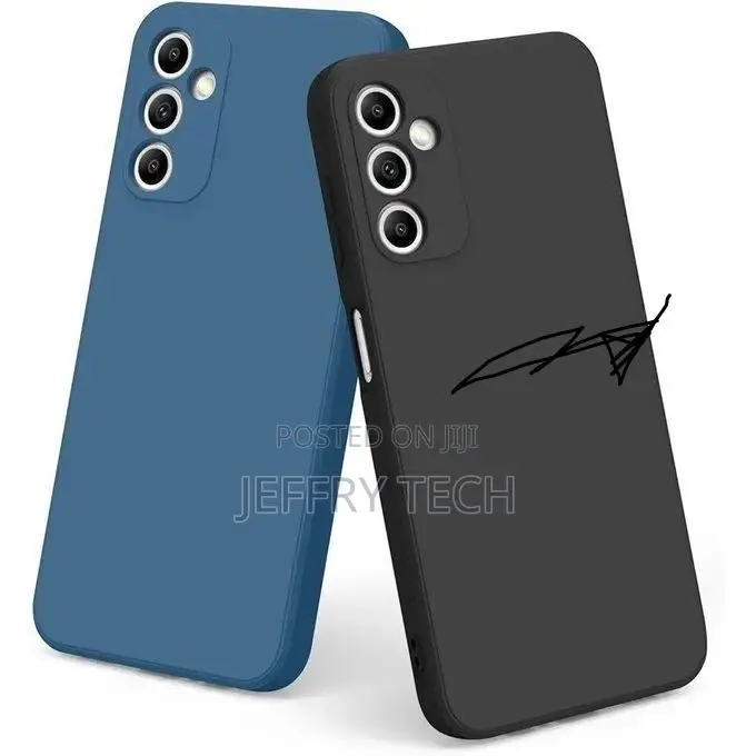 Liquid Silicone Cases for Samsung A17 4g / 5g: Navy Blue and Black