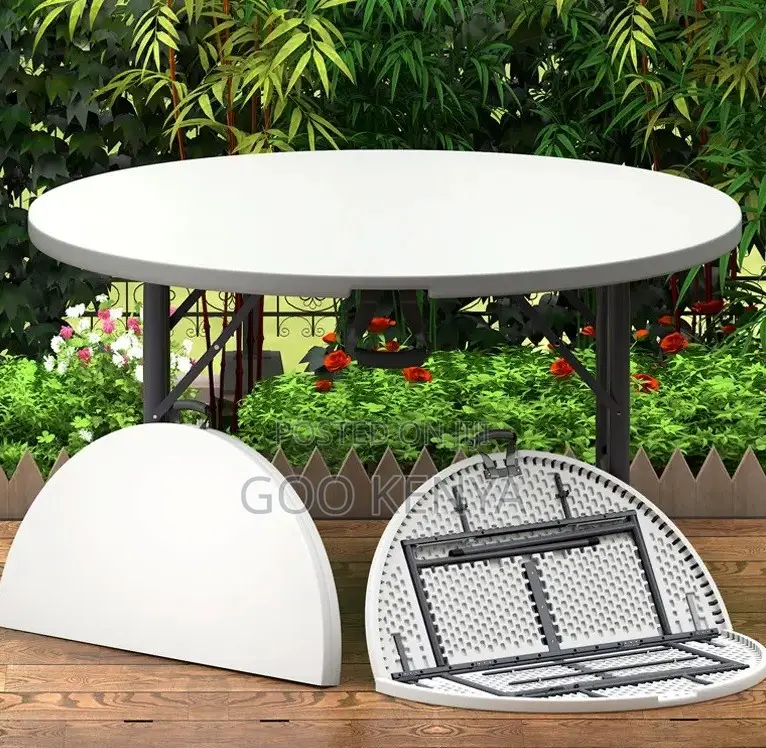 Home Table;Premium Event-Ready Fold Round Table for Indoor and Outdoor