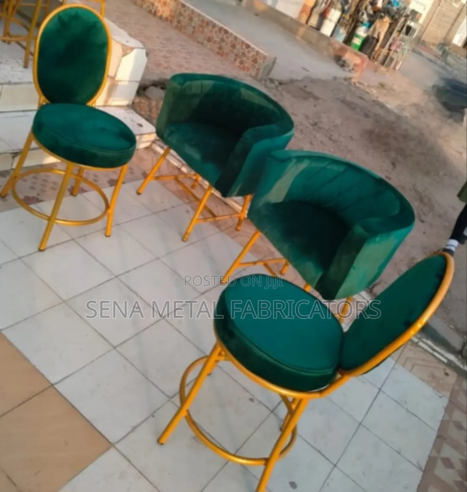 Velvet Styling Chairs