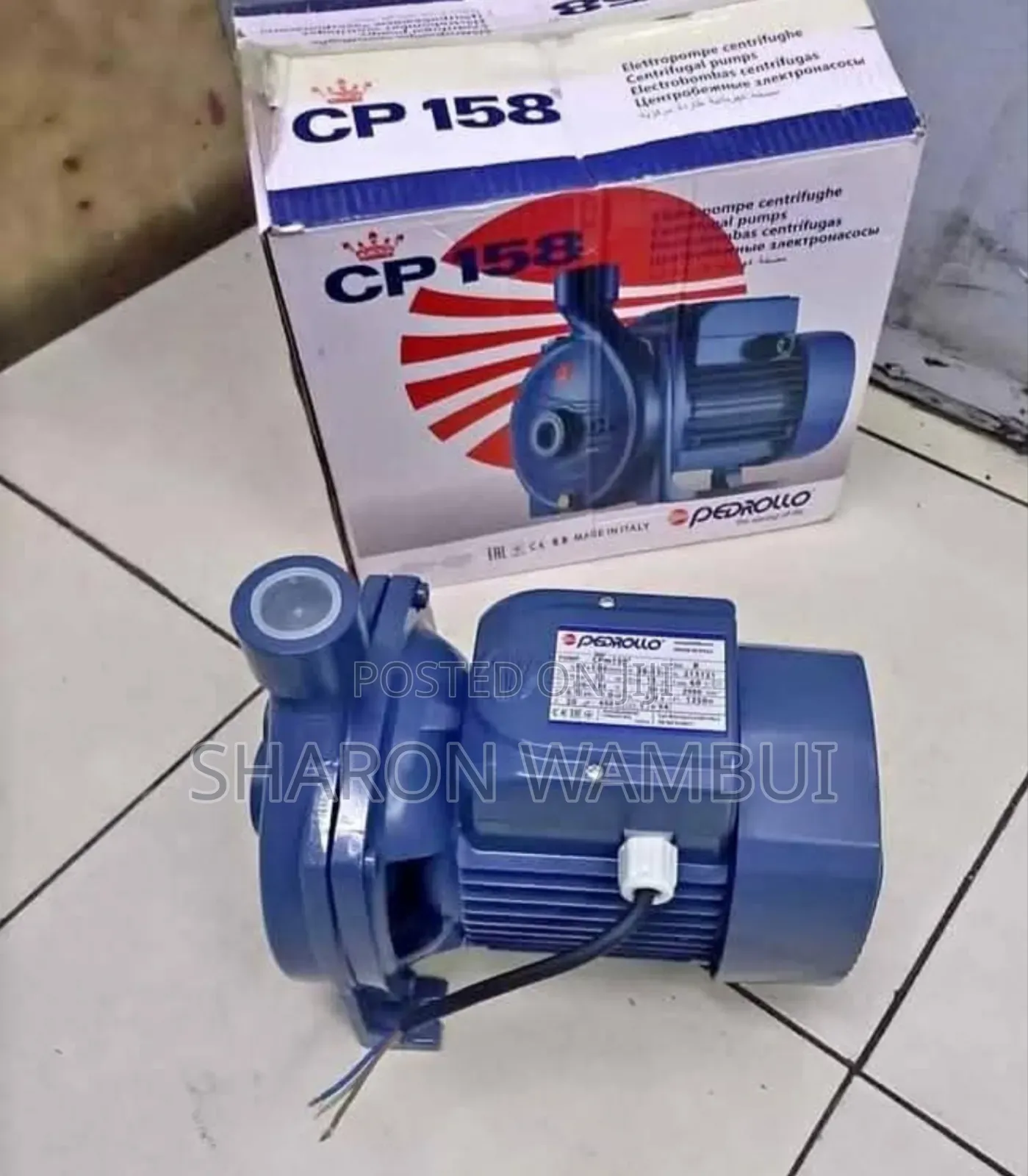 Heavy Duty 1hp Pedrollo Surface Water Pump/ 1hp Pedrollo Pump