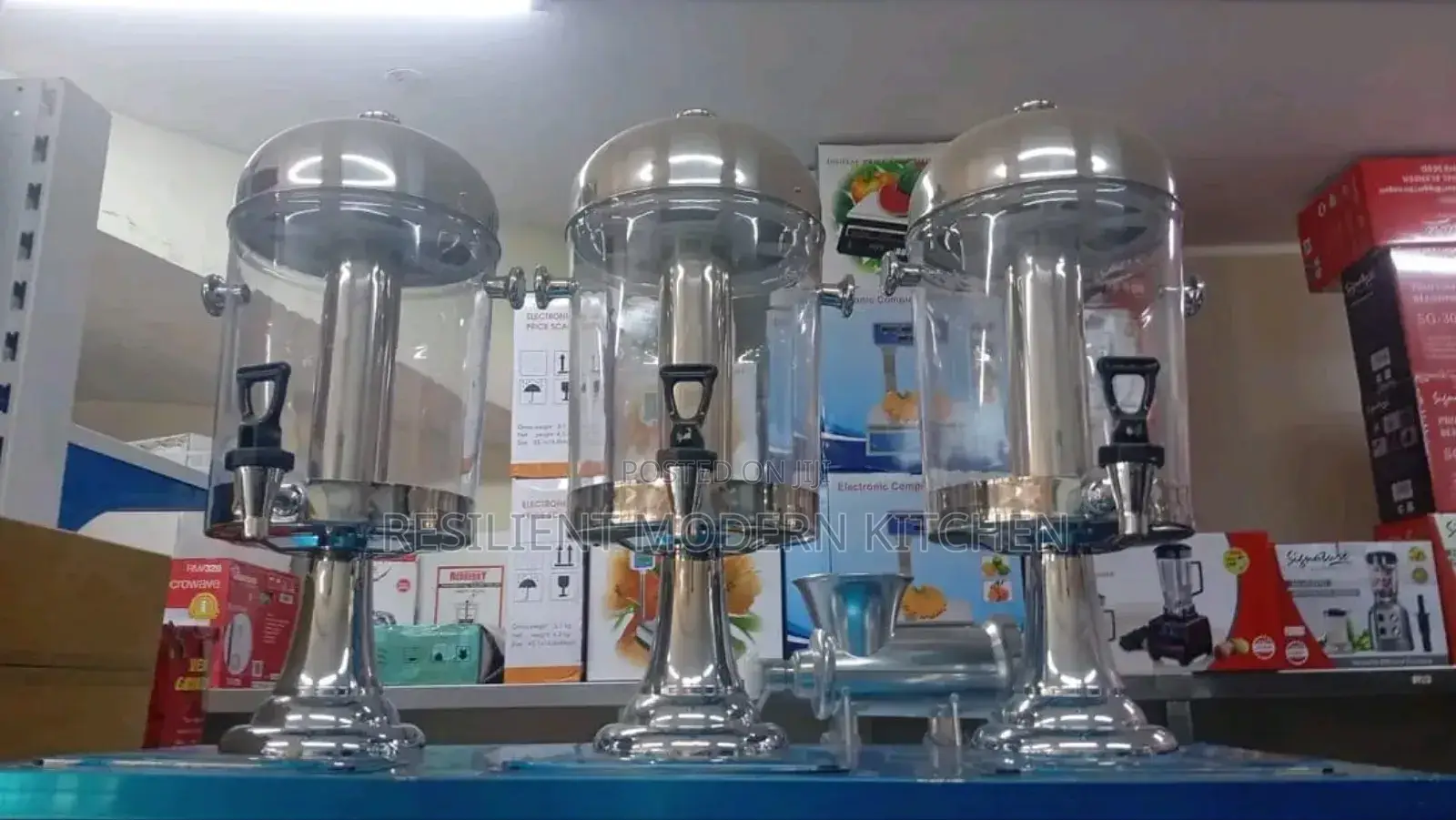 3 Tank Juice Display