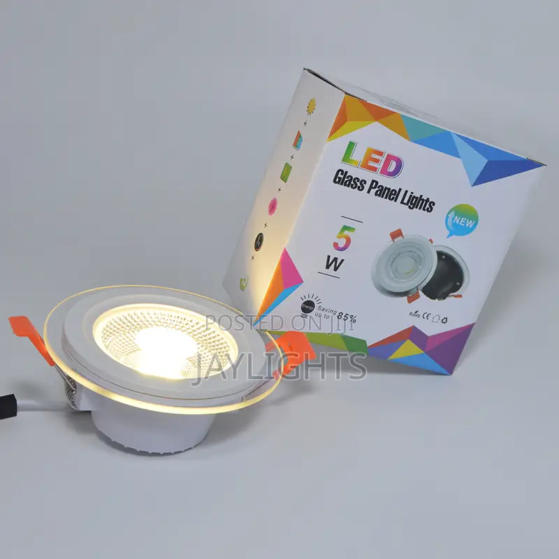 Ceiling Led Glass Panel Light 3 Color