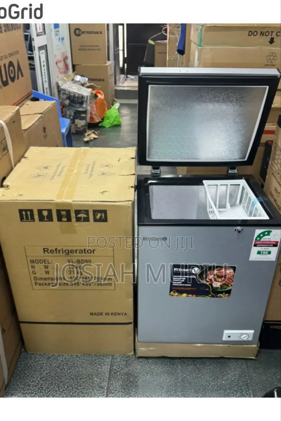 Volsmart 90 Litres Deep Freezer