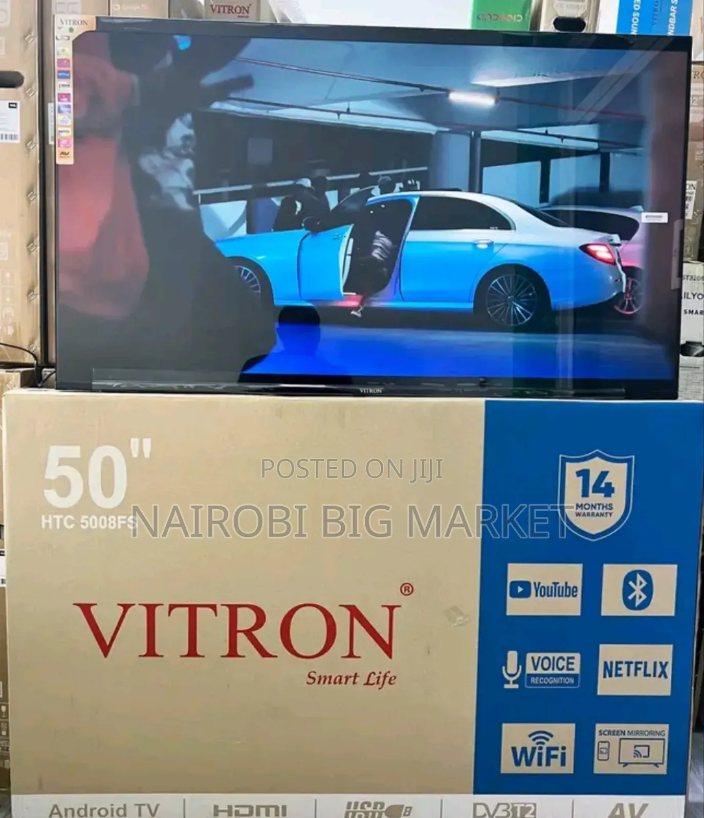 Vitron 50-inch Full Hd Smart Android Tv
