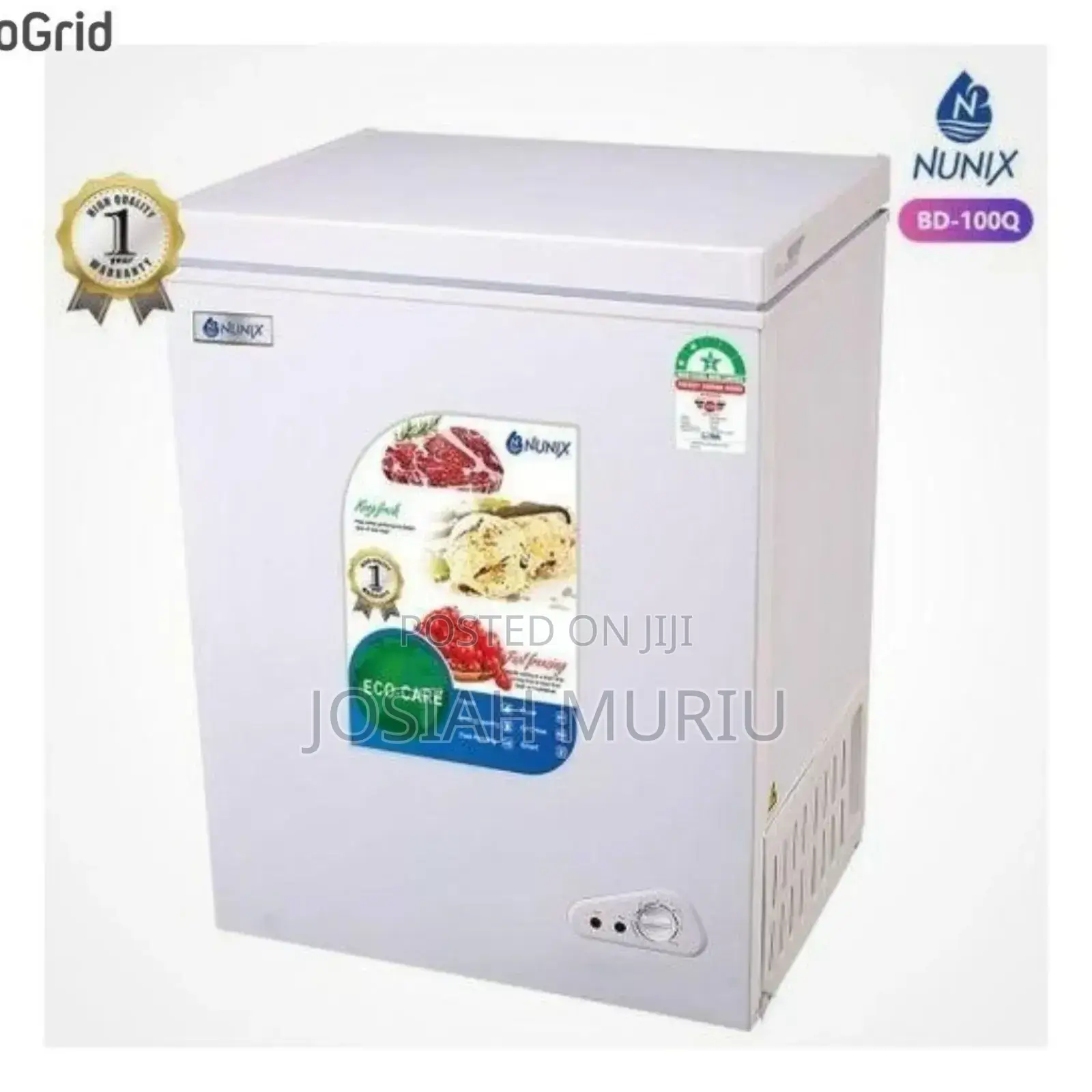 Nunix 100l Energy Efficient Chest Freezer – Low Noise, CFC-Free