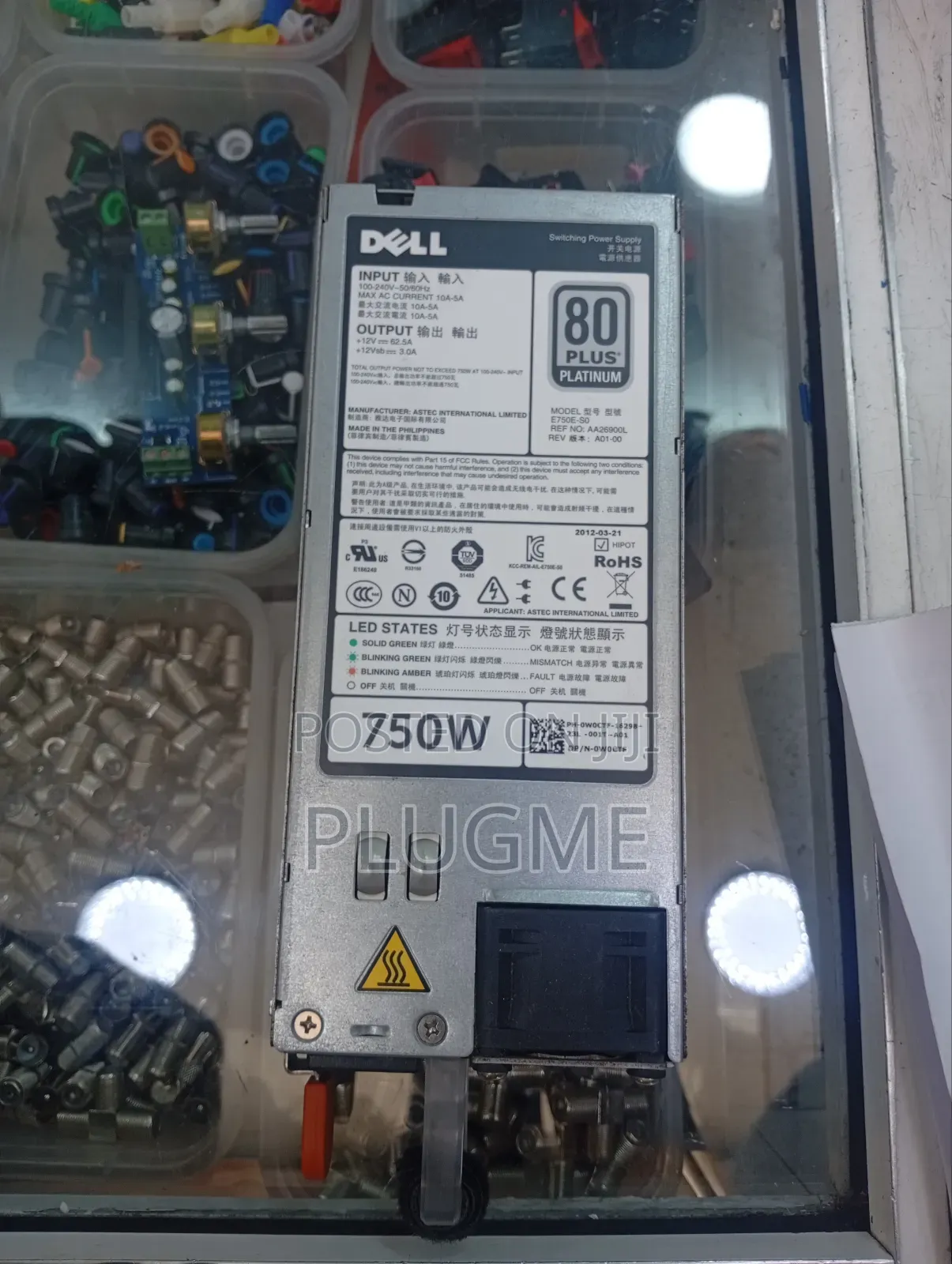 Dell Dc 12v 62a Power Supply Ac-240v