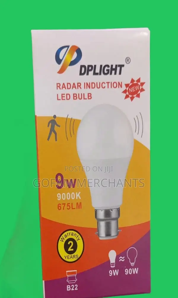 Dp Light 9watts Motion Sensor Bulb