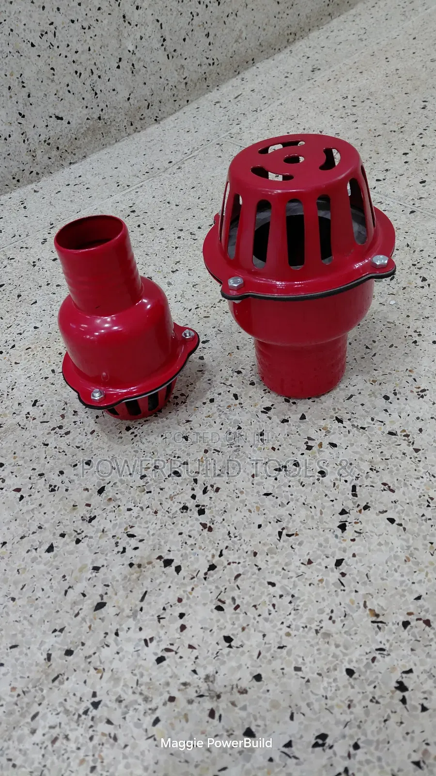2" Foot Valve Aluminum Alloy Water Pump Strainer Bottom Check Valves,