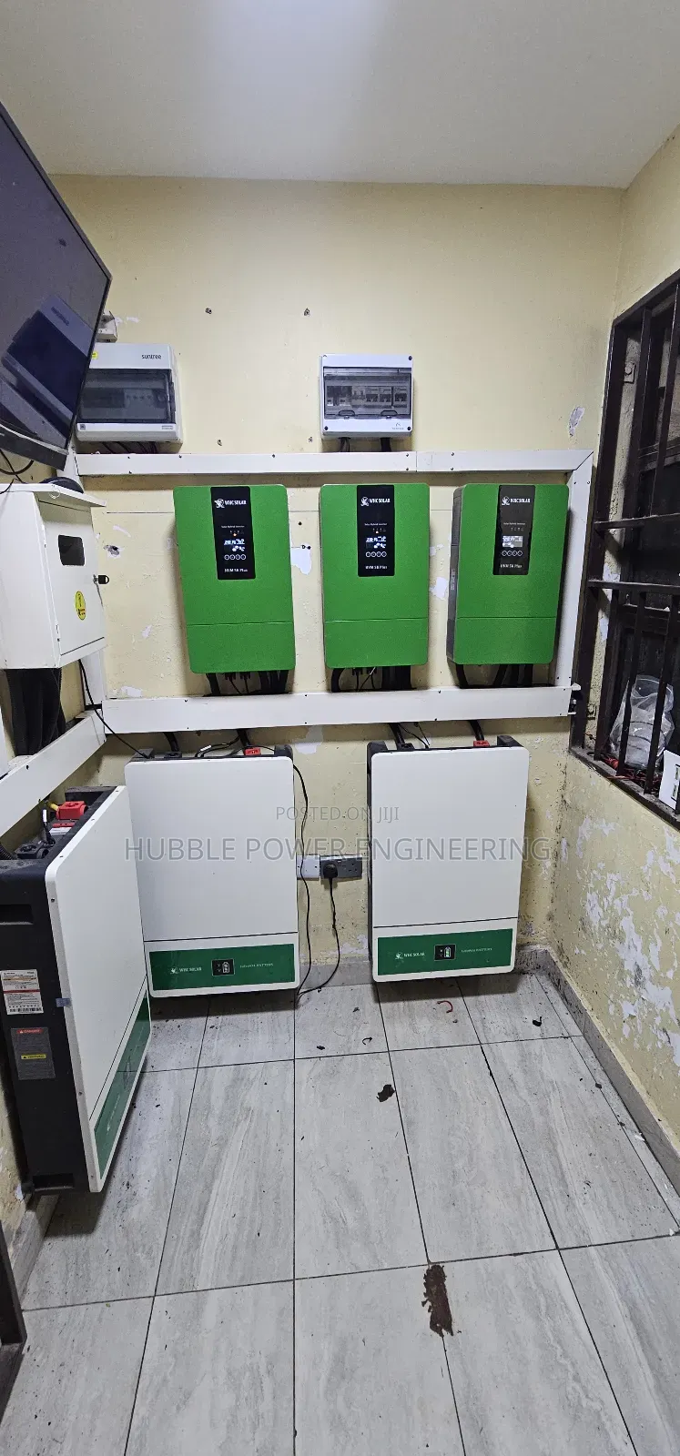 Installation of Solar Panels, Lithium Batteries and Hybrid Inverter
