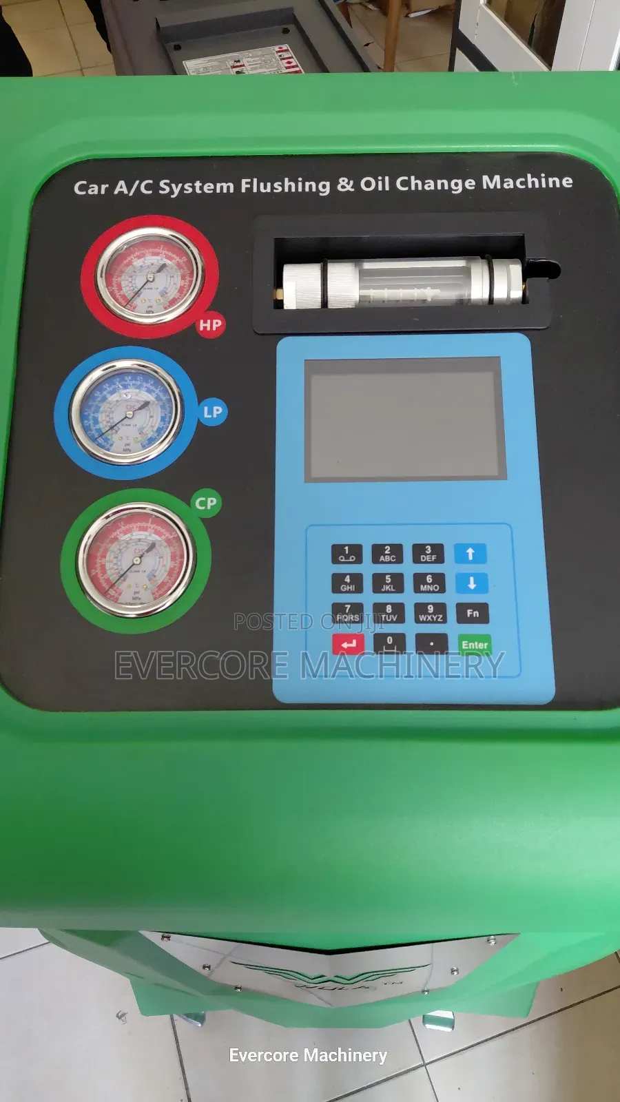 Commercial a/C Flushing and Oil Change Machine.