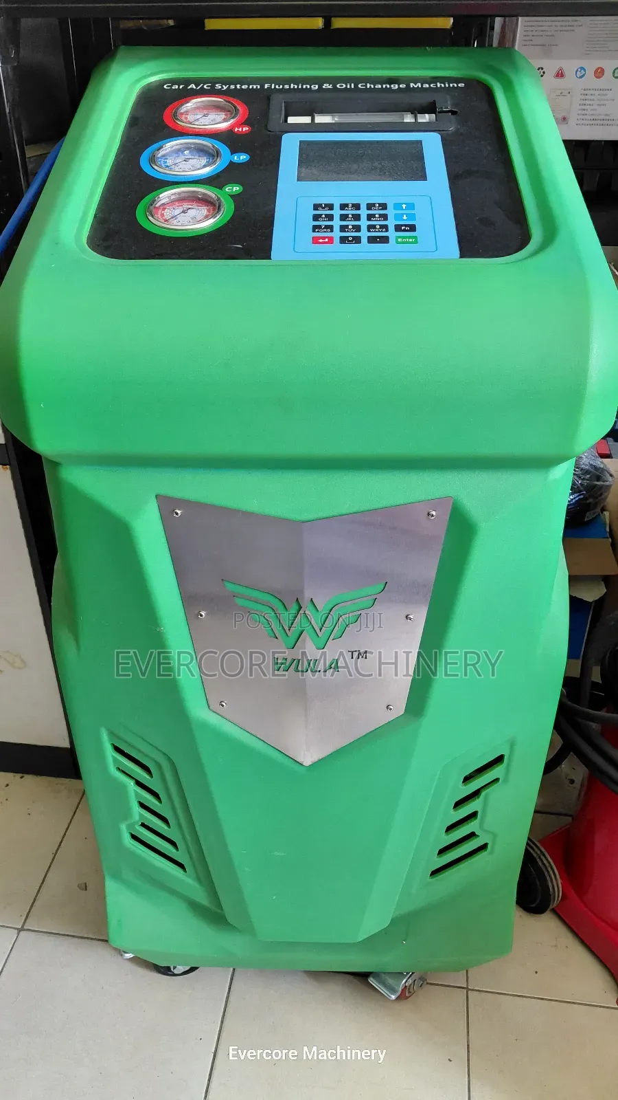 Commercial Ac Flushing and Filling Machine.