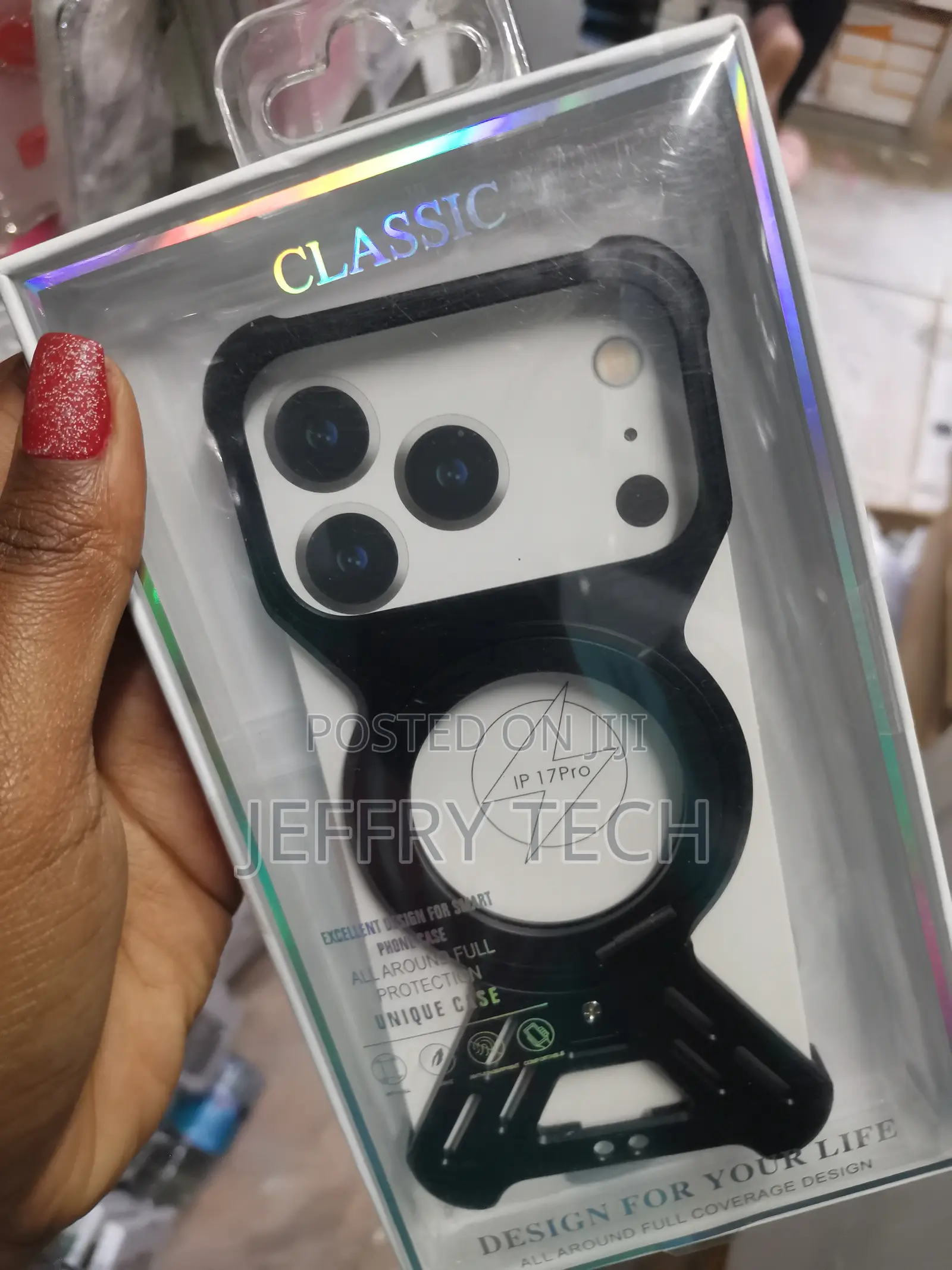 Elarcase Frameless Bumper Case 360° Rotatable Stand With Magsafe