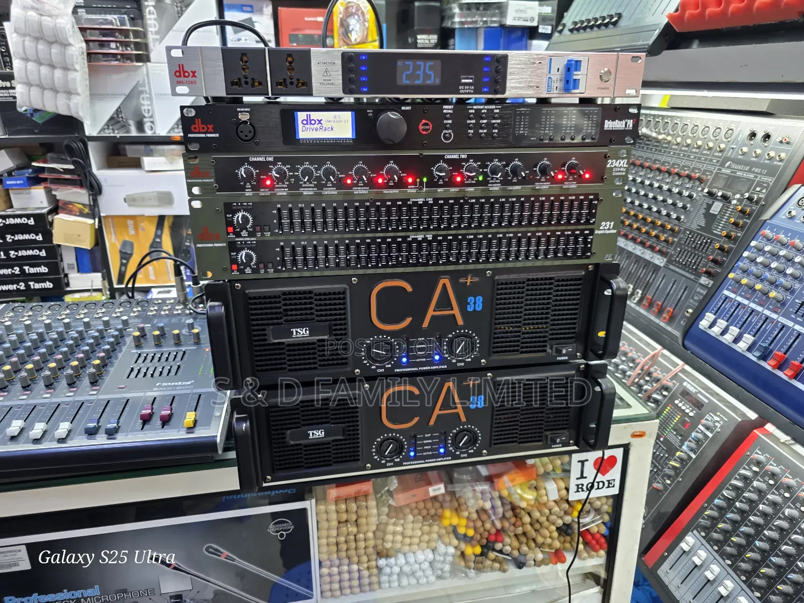 Crest Audio Amplifier Set