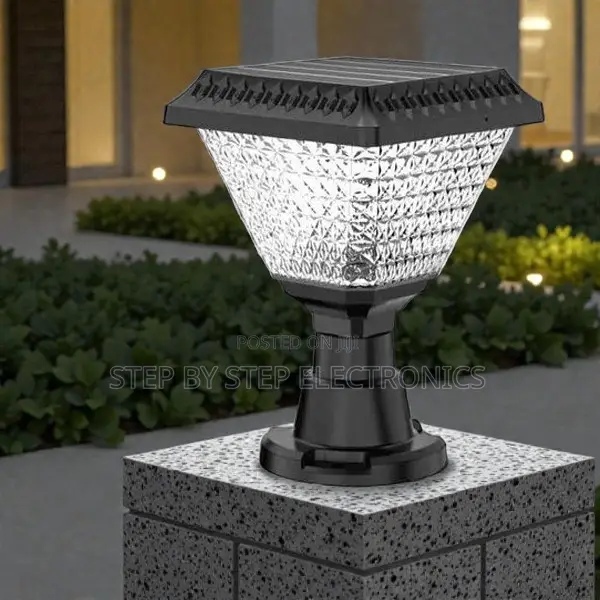 Solar Garden Pillar Lamp RGB Led High Brightness Auto on/Off Outdoor