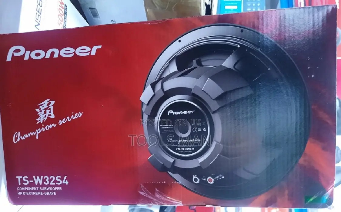 Pioneer Subwoofer Bass Car Speaker, 12 " Inch 1500w. Ts-W32s4 Woofer