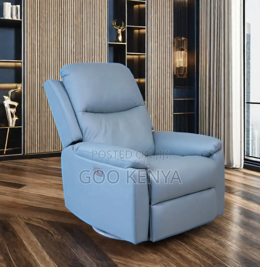 Home Sofa; Single Recliner With Soft Leather Finish for Living Room