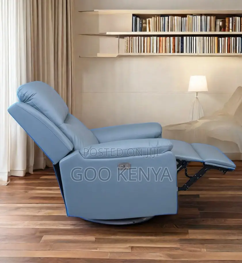 Home Sofa; Single Recliner With Soft Leather Finish for Living Room