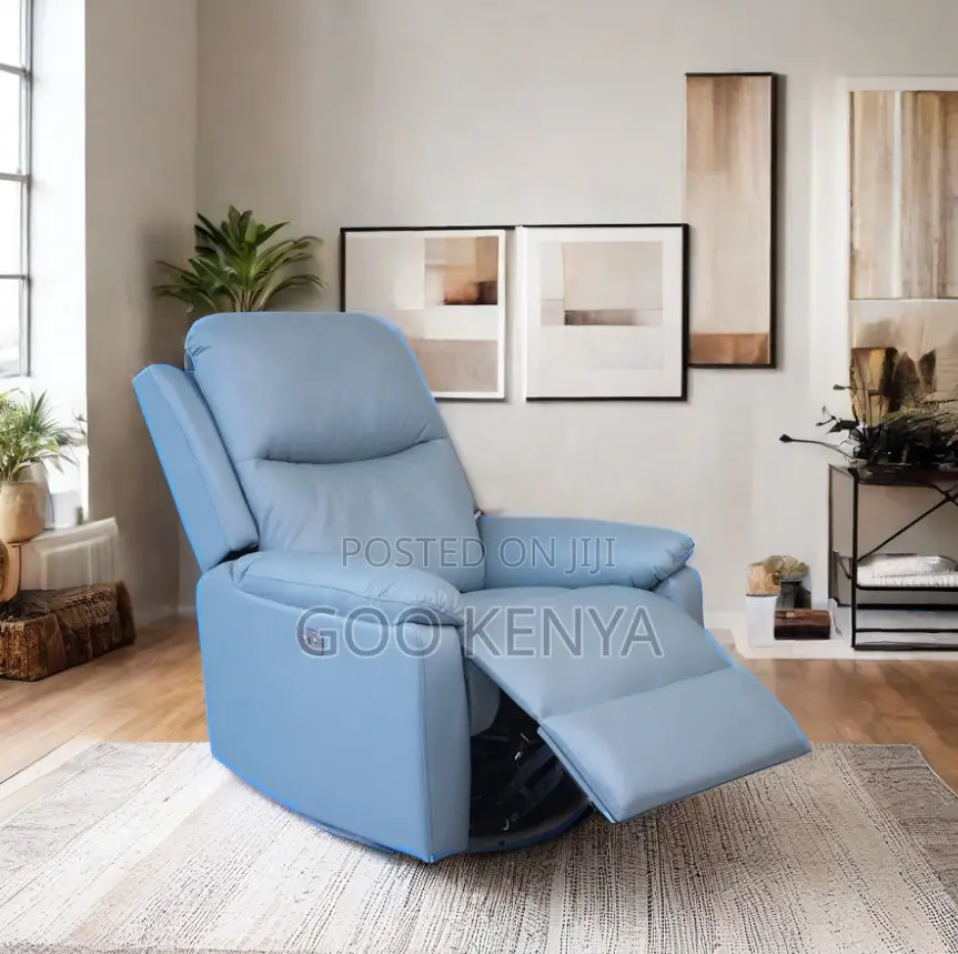 Home Sofa; Single Recliner With Soft Leather Finish for Living Room