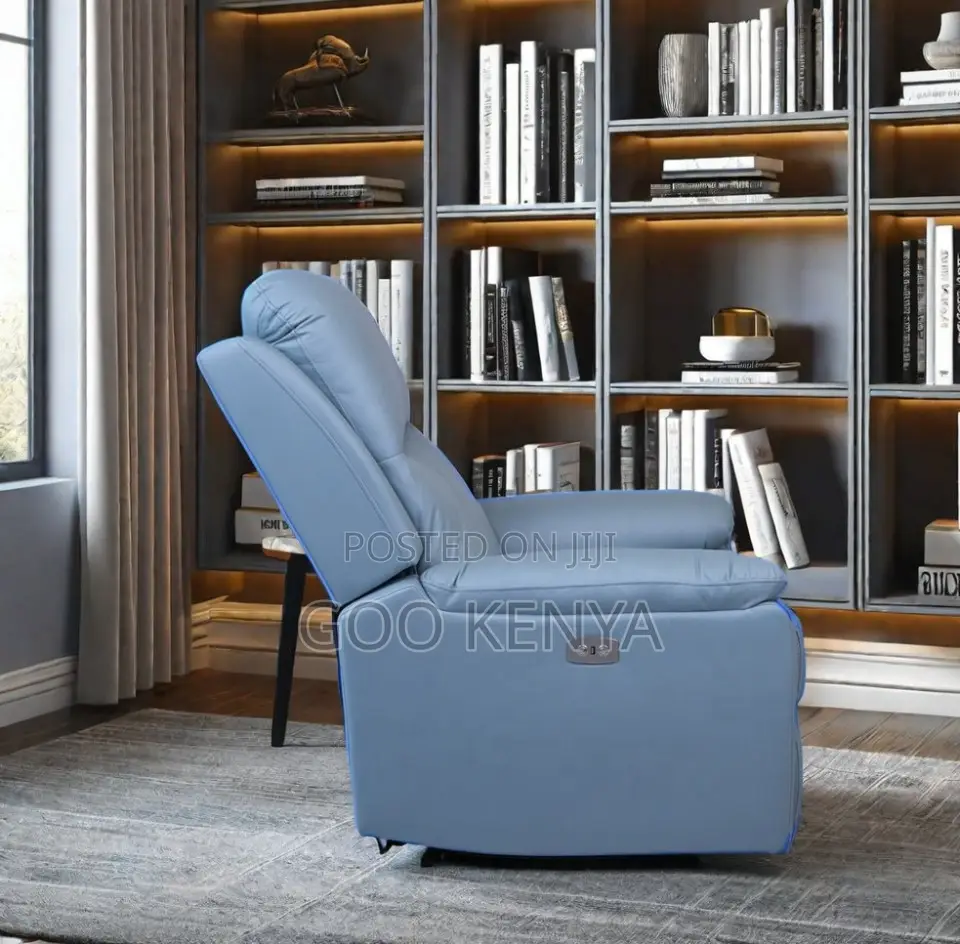 Home Sofa; Single Recliner With Soft Leather Finish for Living Room