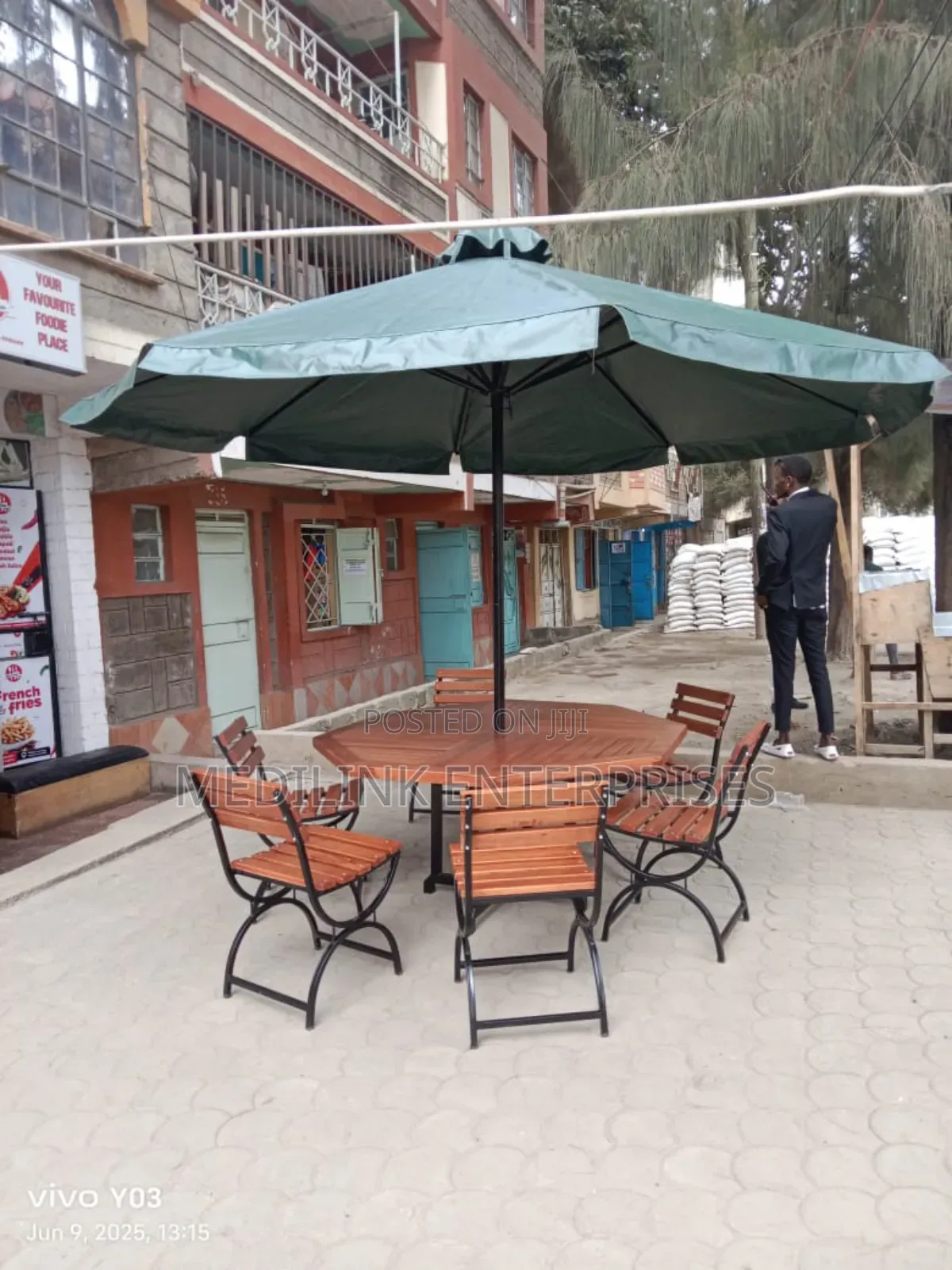 Outdoor Garden Chairs Set of Six