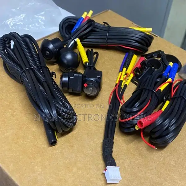 1080p Ahd Right+Left+Front+ Rear View Car 360 Degree Panorama Camera