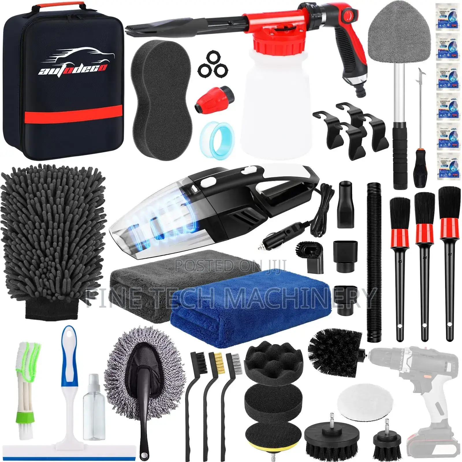 Quality Car Detailing Set With Vacuum Cleaner