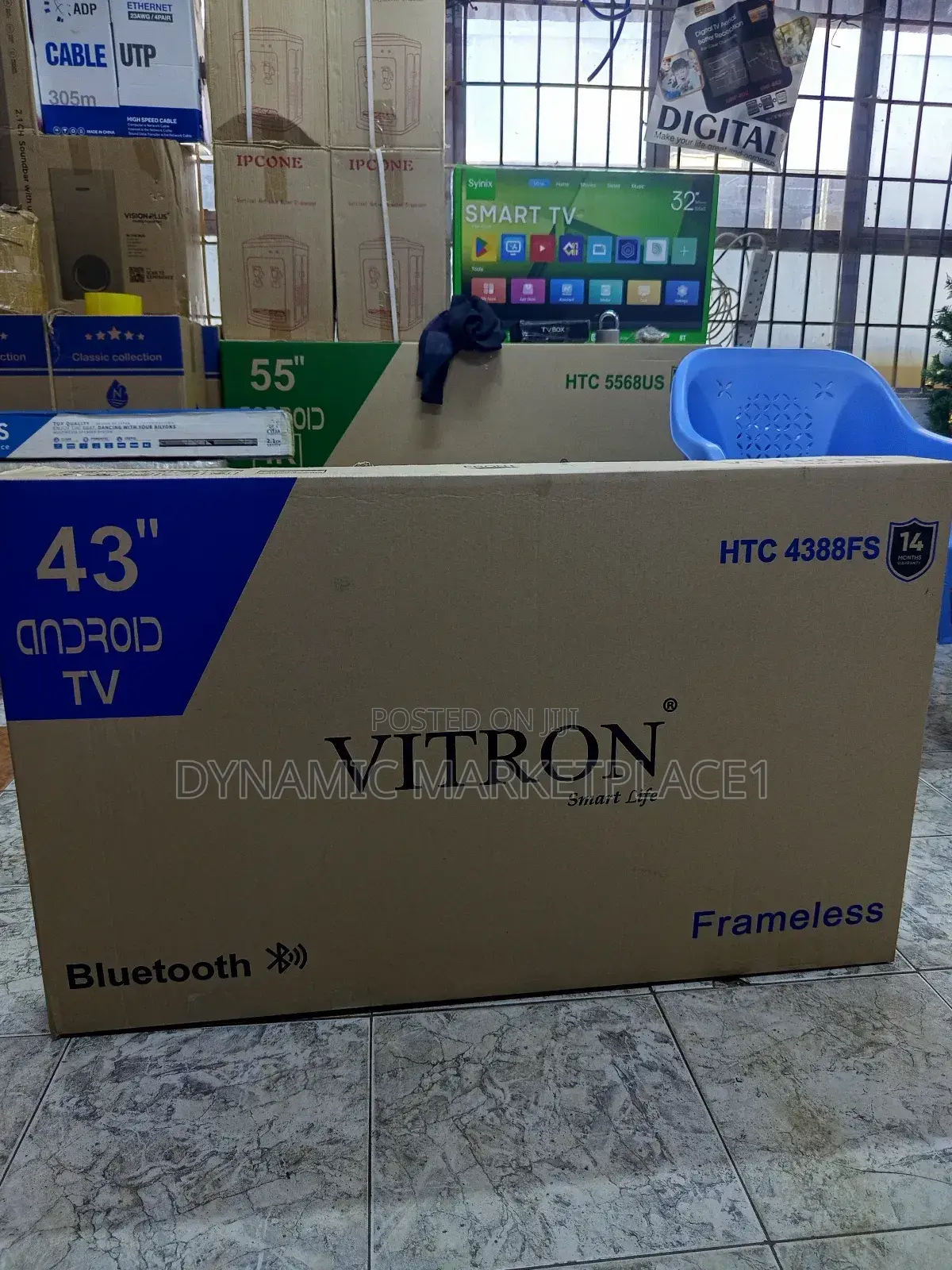 Brand New Vitron 43" Frameless Smart Android Tv