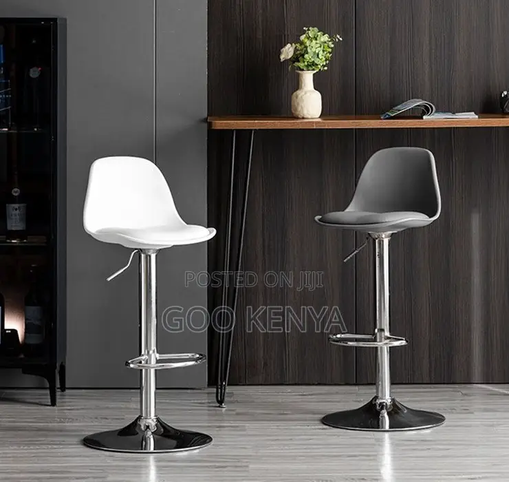 Home Bar Stool;Durable Leather Barstool With Steel Frame for Home Bars