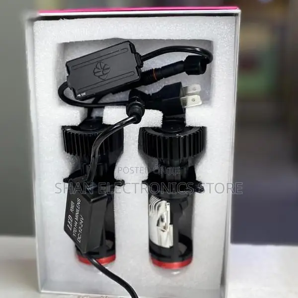 H4 H7 Led Car Projector Headlamp Bulb Set