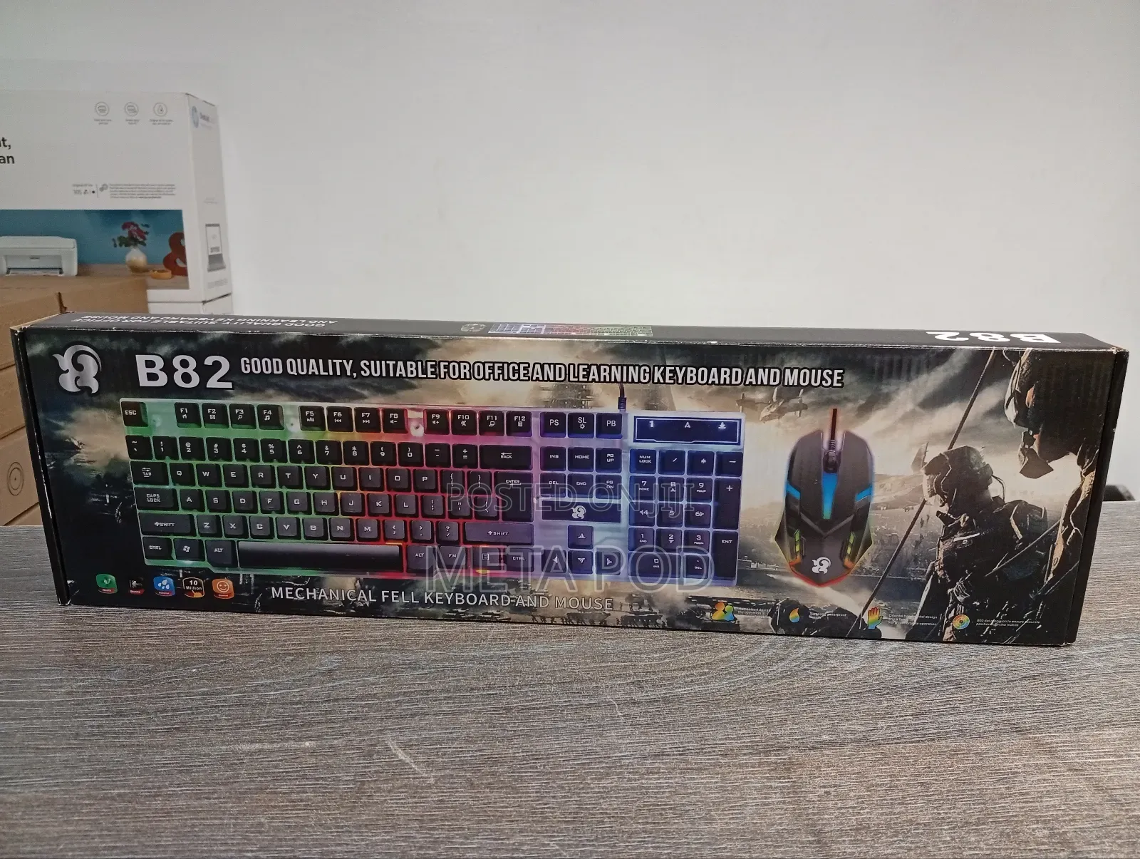 Gaming RGB Wired Keyboard and Mouse
