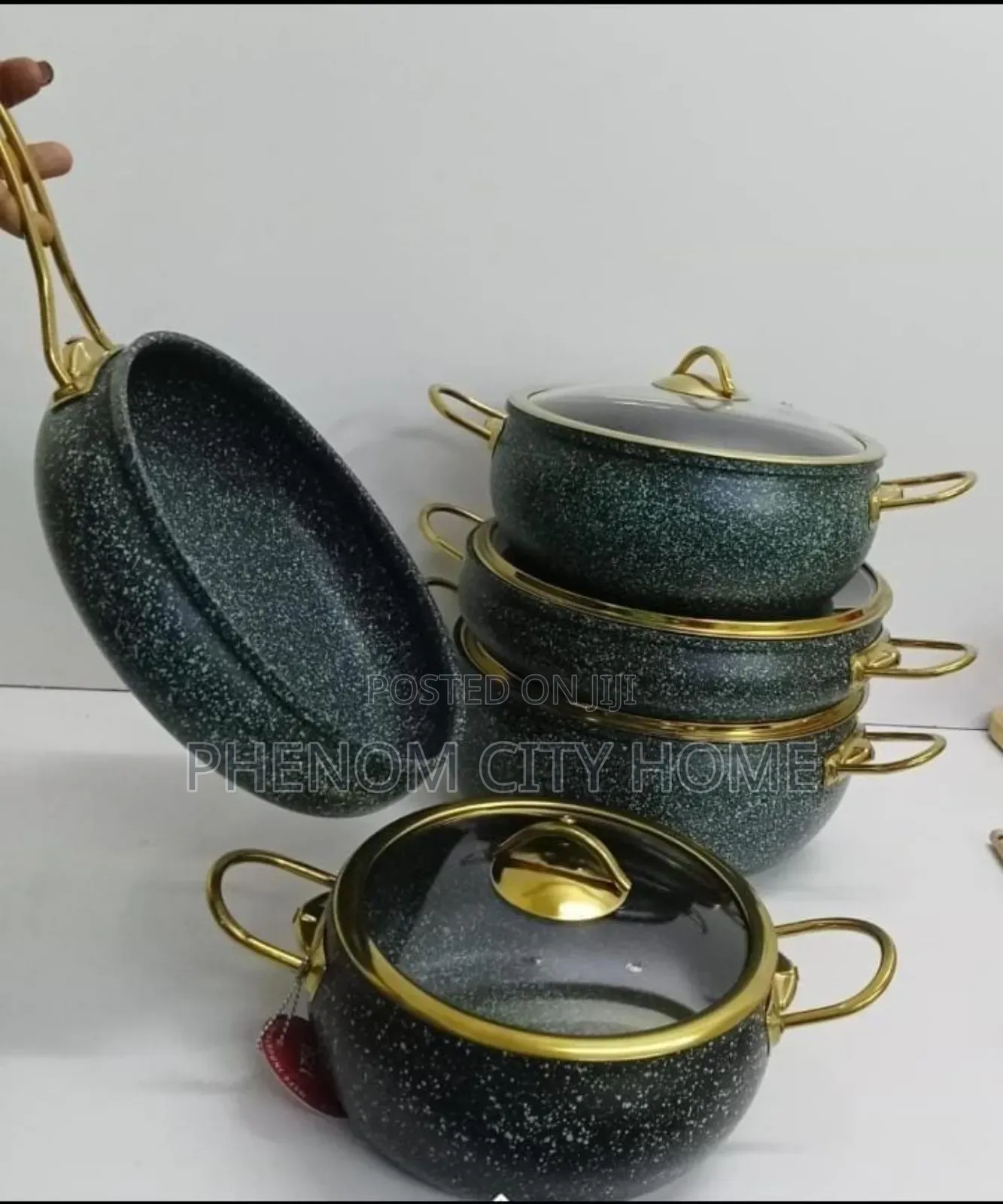 9pc Granite Kitchen Cookware