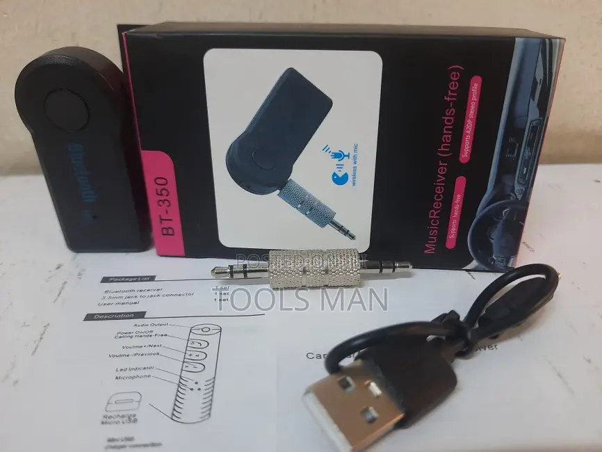 Wireless Bluetooth Music Receiver (Hands-Free). Car Audio