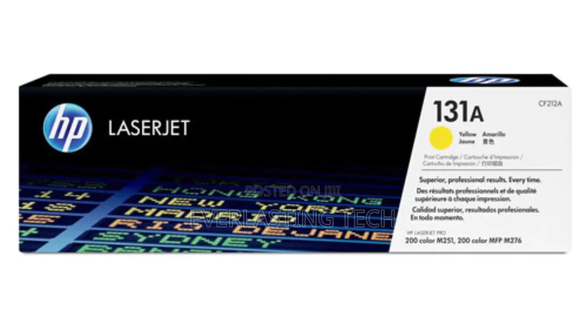 Hp 131a Yellow Original Laserjet Toner Cartridge (Cf212a)