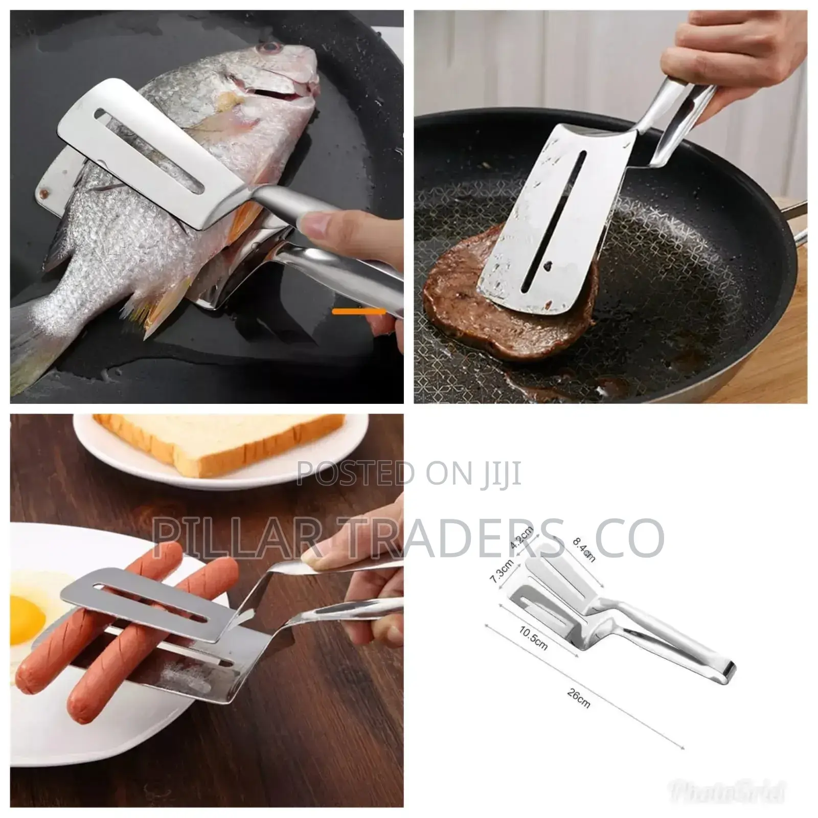 Metallic Food Tongs