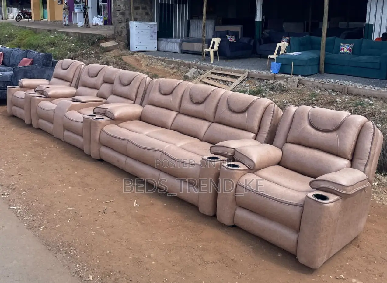 Immaginary 7 Seater Semi Recliner Sofa 3,2,1,1