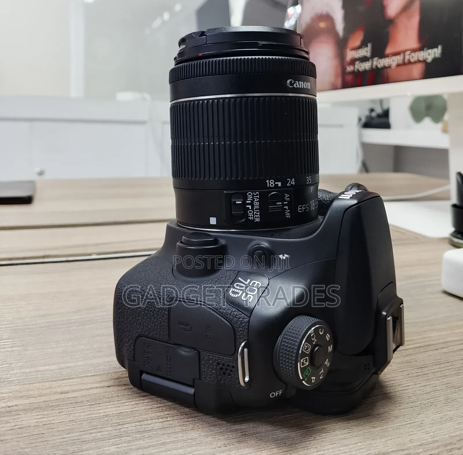 Canon Eos 70d DSLR Camera With 18-55mm F/3.5-5.6 STM Lens(Clean)