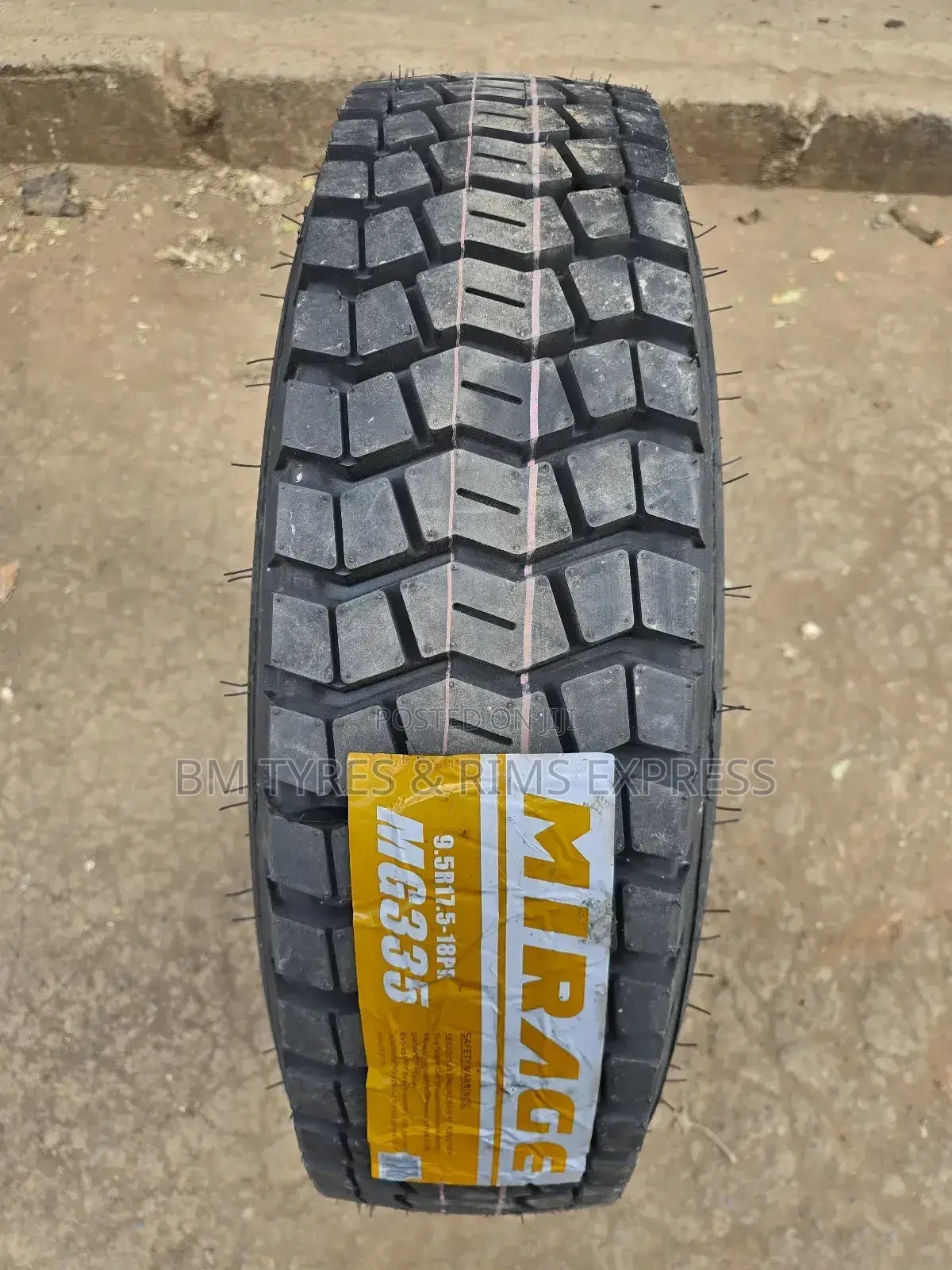 9.5 R17. 5 Mirage Tyres (Diff) Commercial.