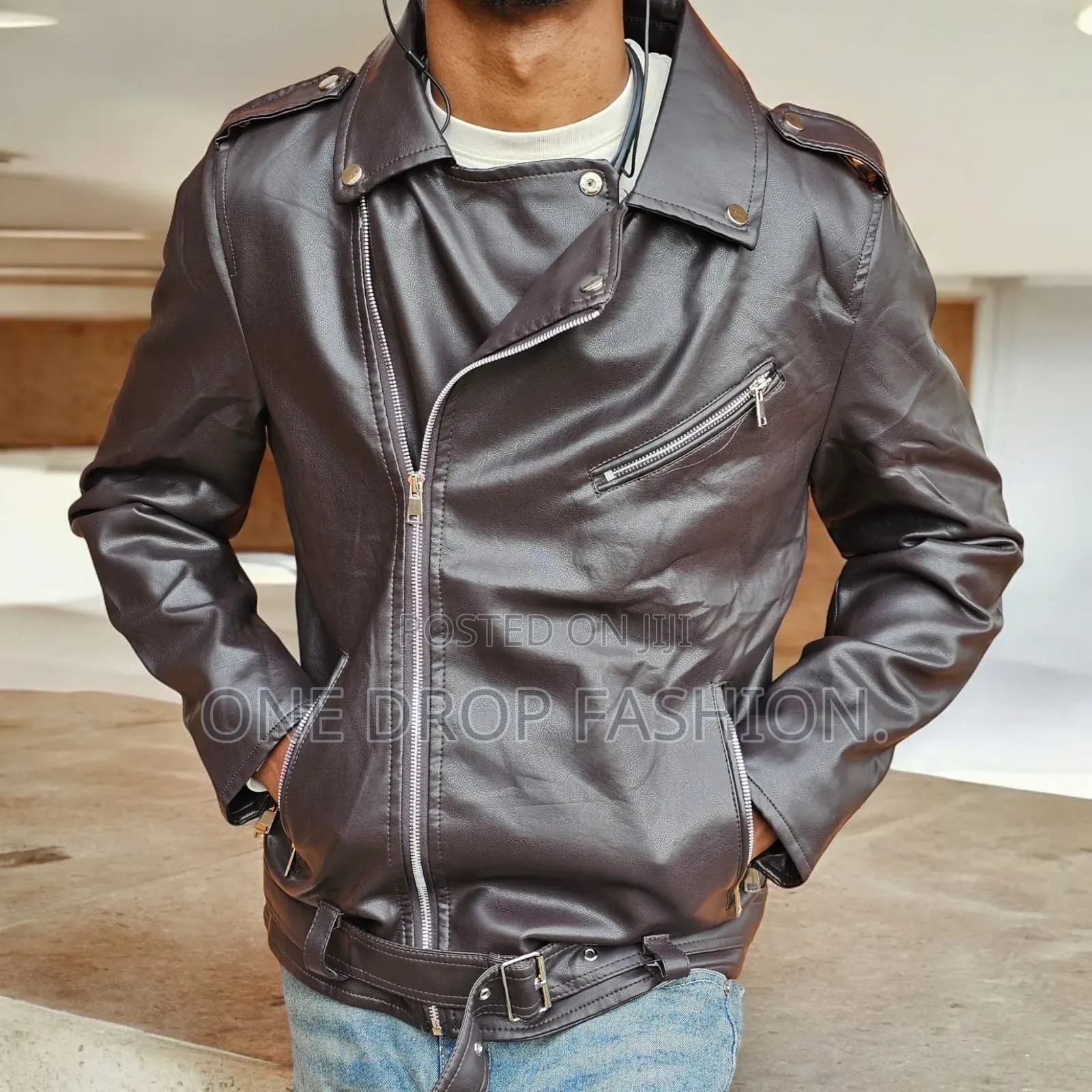 Men's Leather Jacket Belt
