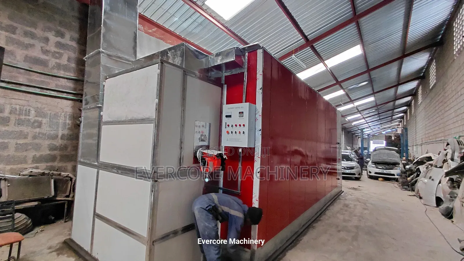 Commercial Diesel Powered Paint Spray Boothe Machine Heavy Duty.