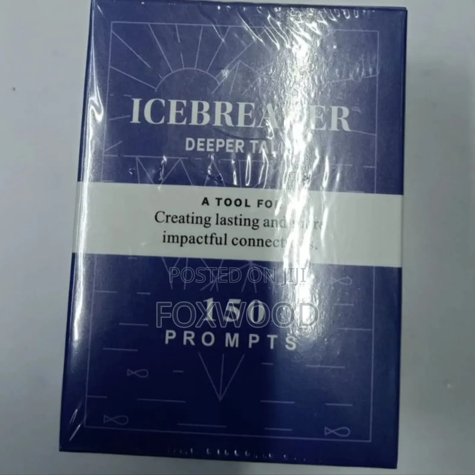Icebreaker Deeper Talk Deck, a Set of Conversation Starter Cards.