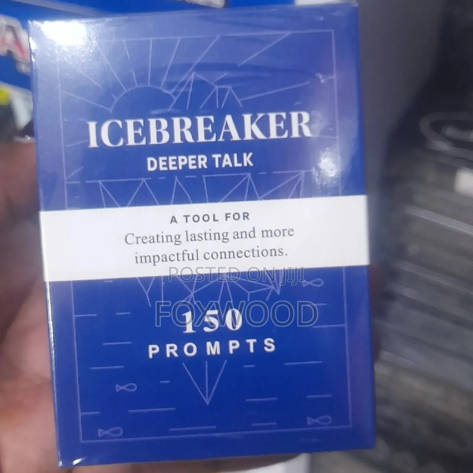 Icebreaker Deeper Talk Deck, a Set of Conversation Starter Cards.