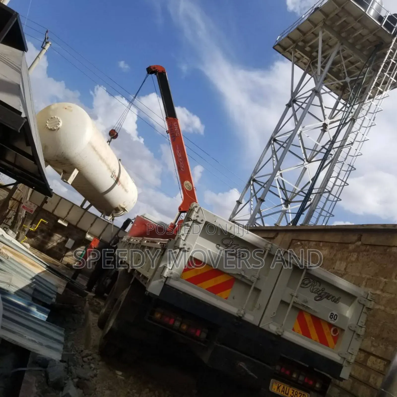Crane Hoisting Services and Hauliers. Within the Nairobi C.B.D