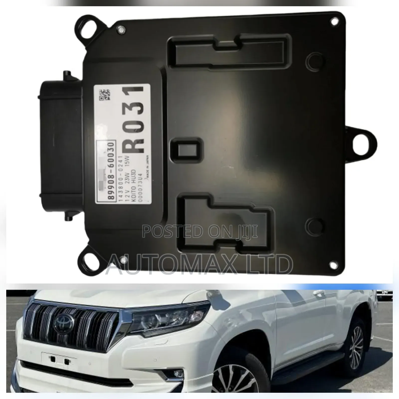 Led Headlight Module/Ballast, for Toyota Land Cruiser Prado, Yr2018+
