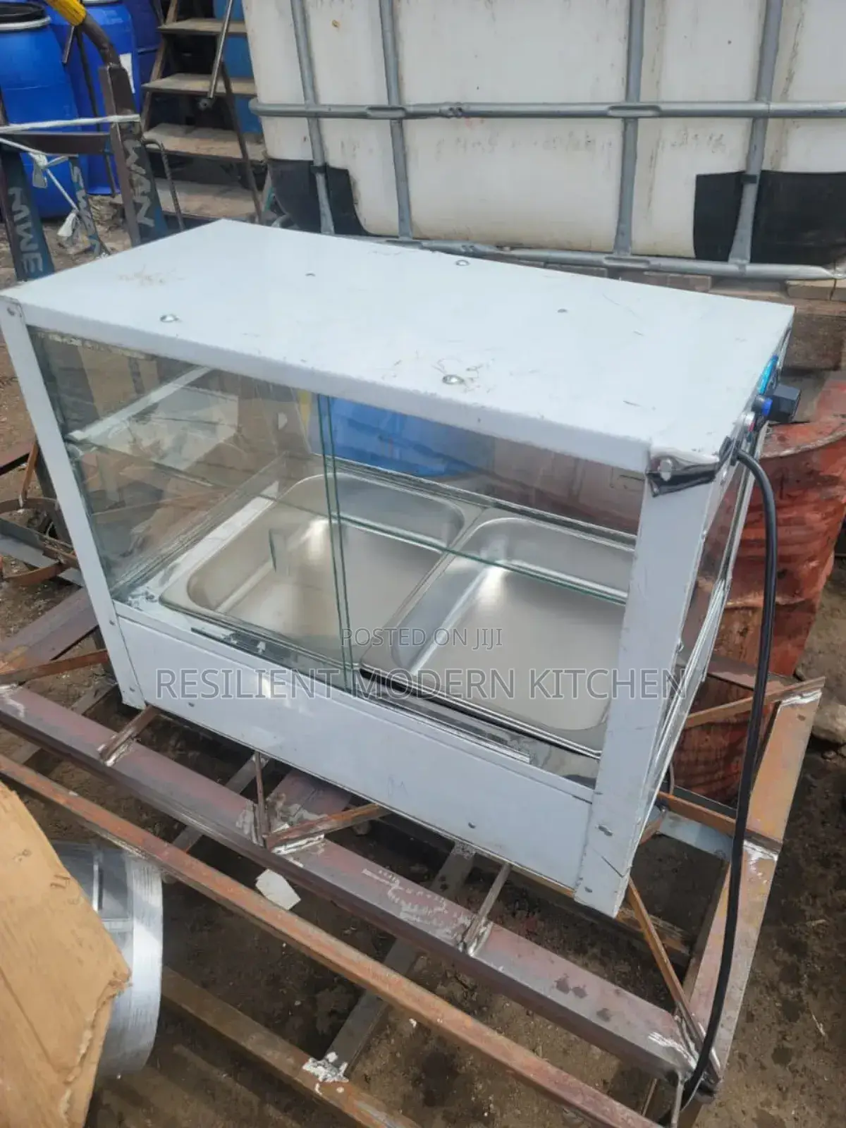 Chips Warmer Display With 2 Partions