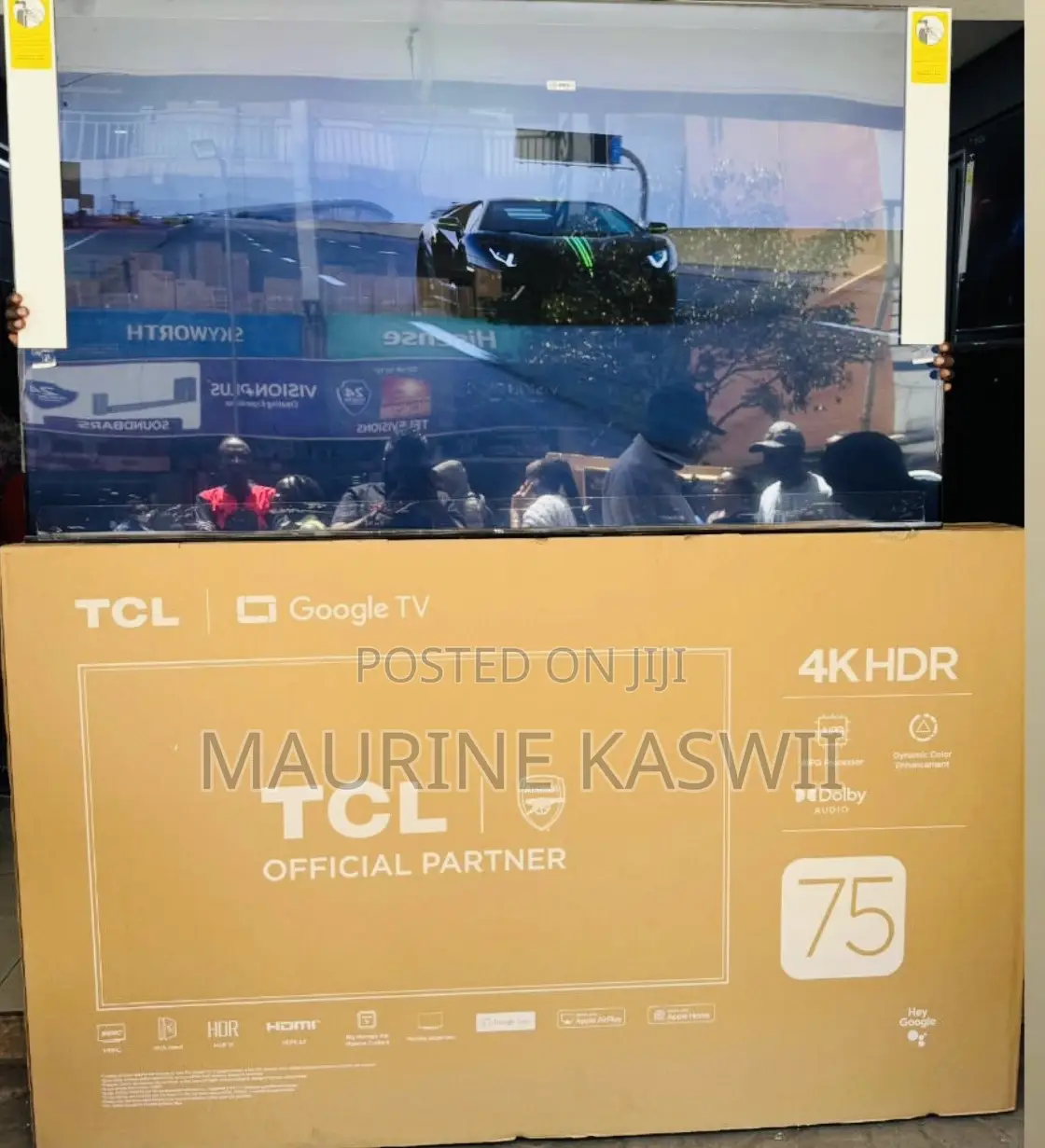 TCL 75” V6c Google Uhd With Aiproccessor