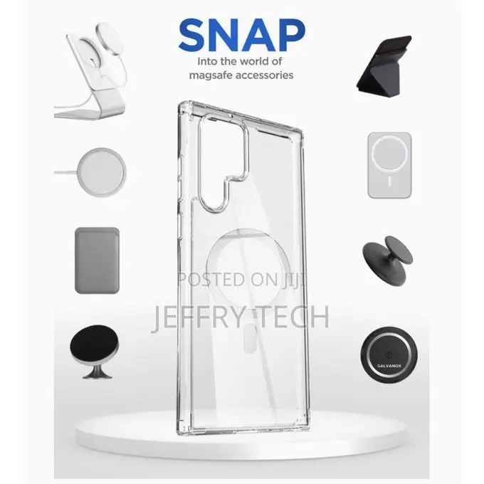 Case Compatible With Samsung Galaxy S22 Ultra Wireless Magnetic Chargi