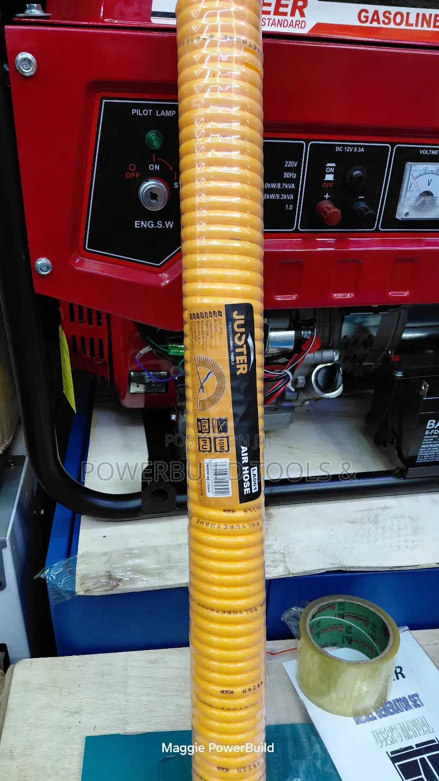 Juster Air Hose Spiral Flexible 10m