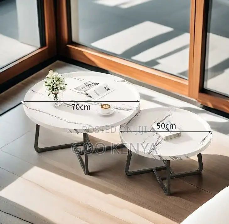 Home Table; Luxury Modern Round Table:Artistic Design for Small Spaces